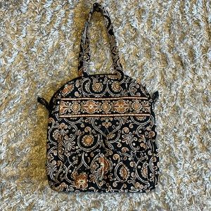 Large Vera Bradley Caffe Latte Tote Bag